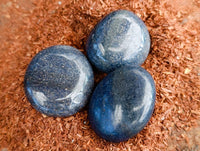 Polished Lazulite Galets x 20 From Madagascar