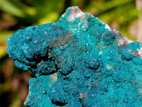 Natural Drusy Coated Hemimorphite with Malachite x 2 From Lupoto Mine, Congo