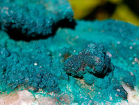 Natural Drusy Coated Hemimorphite with Malachite x 2 From Lupoto Mine, Congo