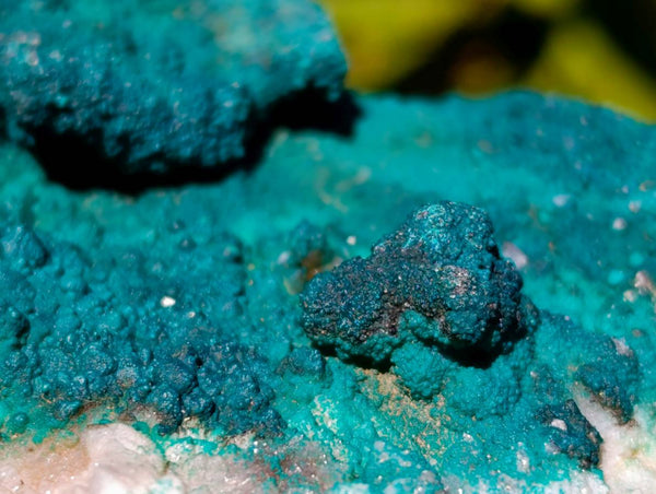 Natural Drusy Coated Hemimorphite with Malachite x 2 From Lupoto Mine, Congo
