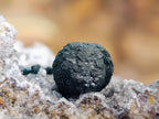 Natural Ball Malachite And Quartz On White Hemimorphite Specimen x 1 From Mindingi Mine, Kambove, Congo