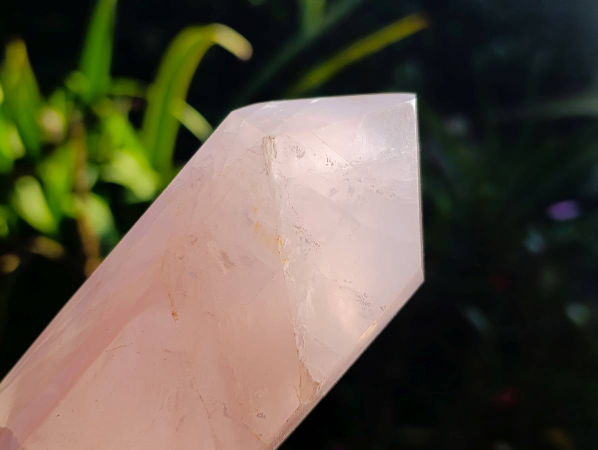 Polished Double Terminated Rose Quartz Crystals x 4 From Madagascar