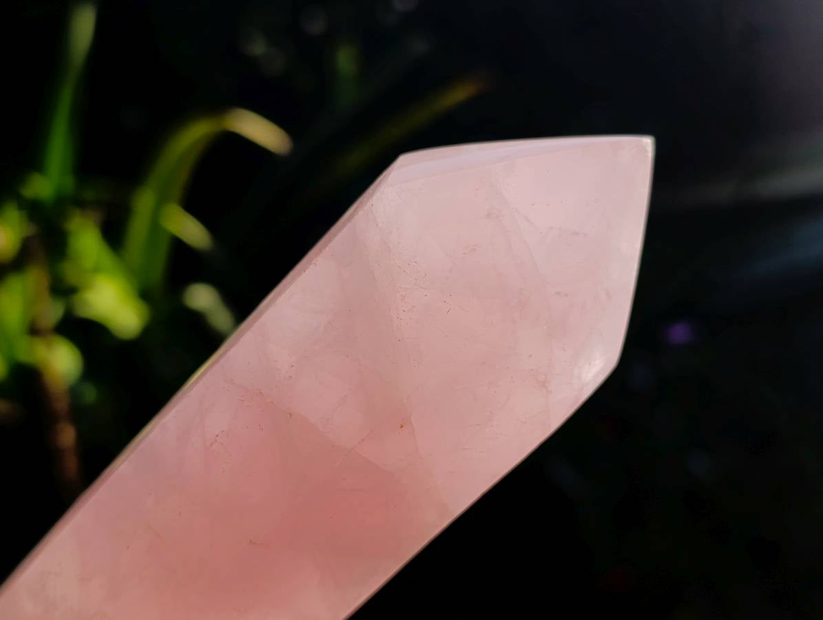 Polished Double Terminated Rose Quartz Crystals x 4 From Madagascar