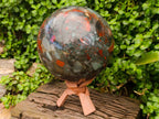 Polished XXL Bloodstone Sphere x 1 From Swaziland