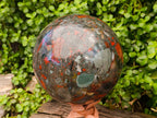 Polished XXL Bloodstone Sphere x 1 From Swaziland