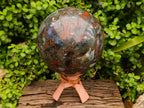 Polished XXL Bloodstone Sphere x 1 From Swaziland