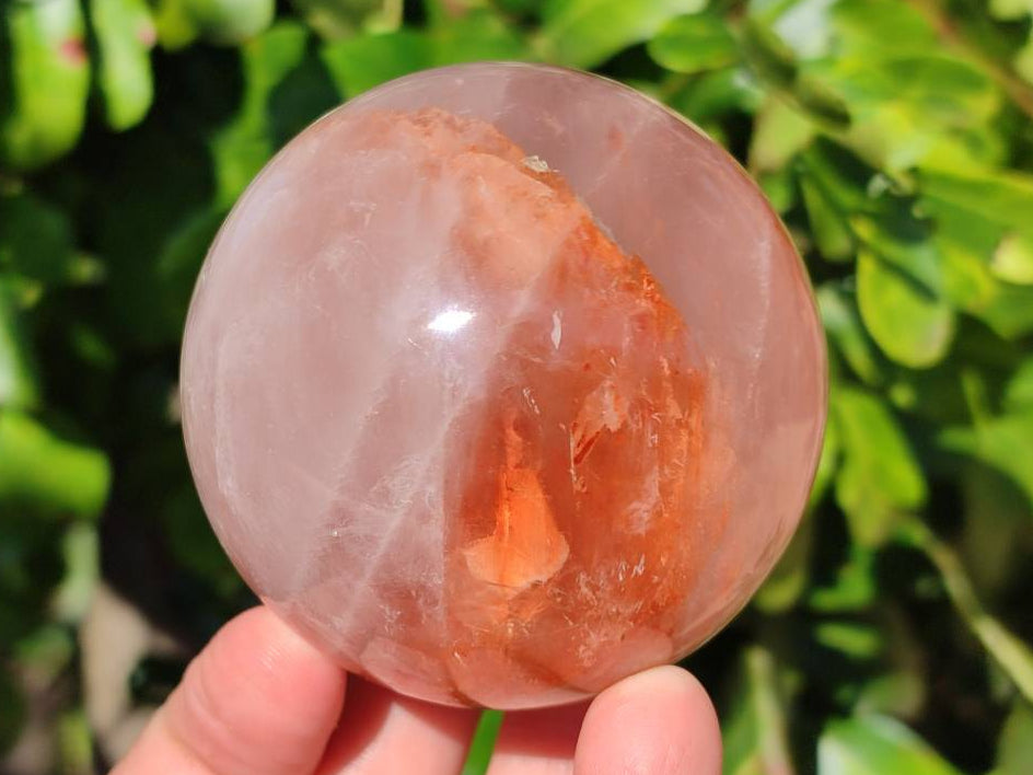 Polished Red Hematoid Quartz Spheres x 6 From Ambatondrazaka, Madagascar
