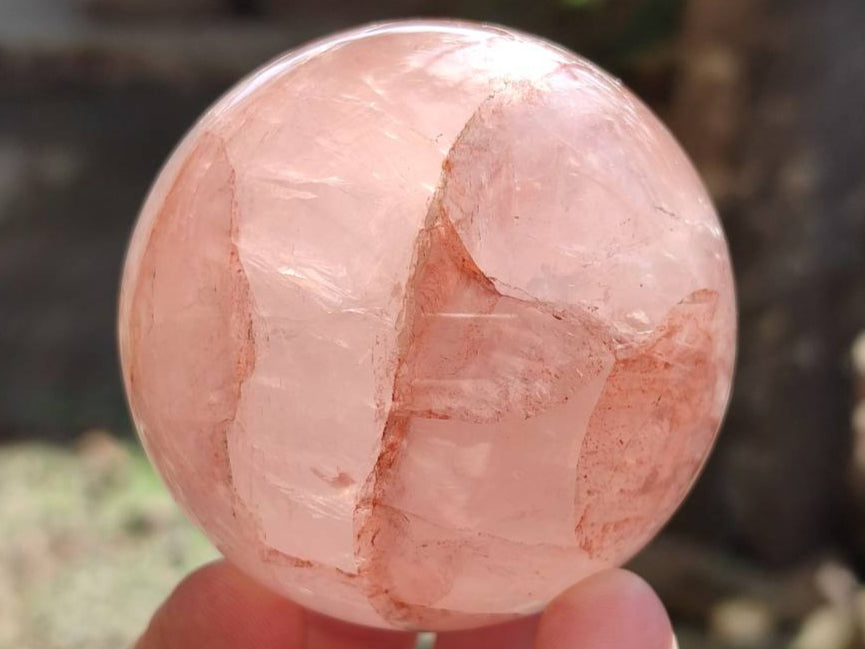 Polished Red Hematoid Quartz Spheres x 6 From Ambatondrazaka, Madagascar