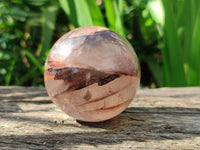 Polished Red Hematoid Quartz Spheres x 6 From Ambatondrazaka, Madagascar