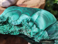 Natural Large Chatoyant, Velvet Silky Malachite Specimen x 1 From Kasompe, Congo