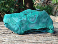 Natural Large Chatoyant, Velvet Silky Malachite Specimen x 1 From Kasompe, Congo