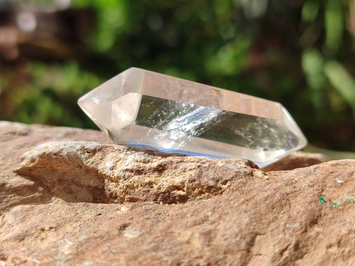 Polished Double Terminated Clear Quartz Crystals x 35 From Madagascar