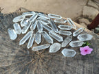 Polished Double Terminated Clear Quartz Crystals x 35 From Madagascar - Toprock Gemstones and Minerals 