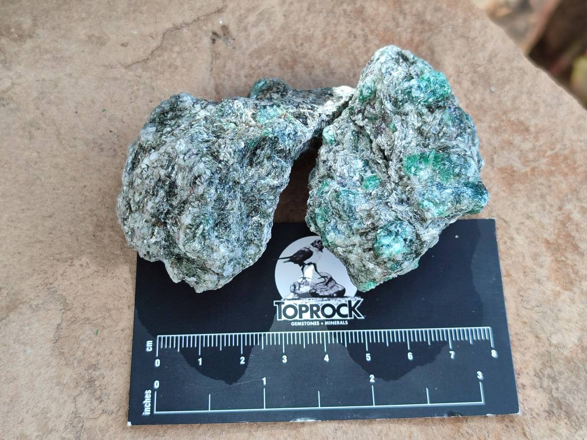 Natural Emerald Mica 'Mutokolite' Cobbed Specimens x 12 From Mutoko, Zimbabwe