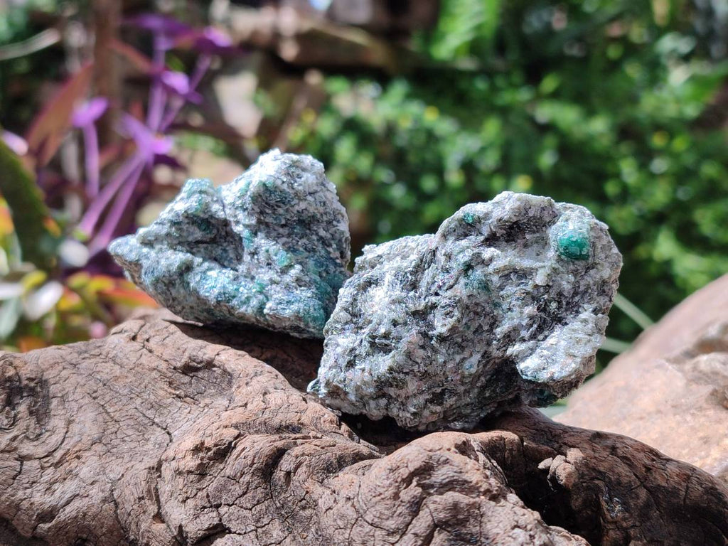 Natural Emerald Mica 'Mutokolite' Cobbed Specimens x 12 From Mutoko, Zimbabwe