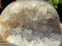 Polished Banded Agate Geodes x 2 From Maintirano, Madagascar