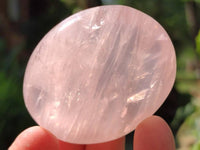 Polished Rose Quartz Palm Stones x 12 From Madagascar