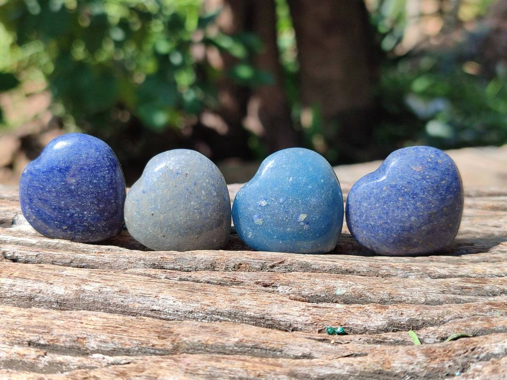 Polished Lazulite Galets x 35 From Madagascar