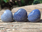 Polished Lazulite Galets x 35 From Madagascar