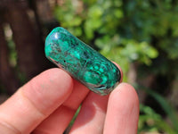 Polished Flower Banded Malachite Free Forms x 70 From Congo