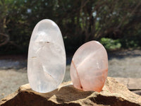 Polished Multi Mineral Standing Free Forms x 6 From Madagascar