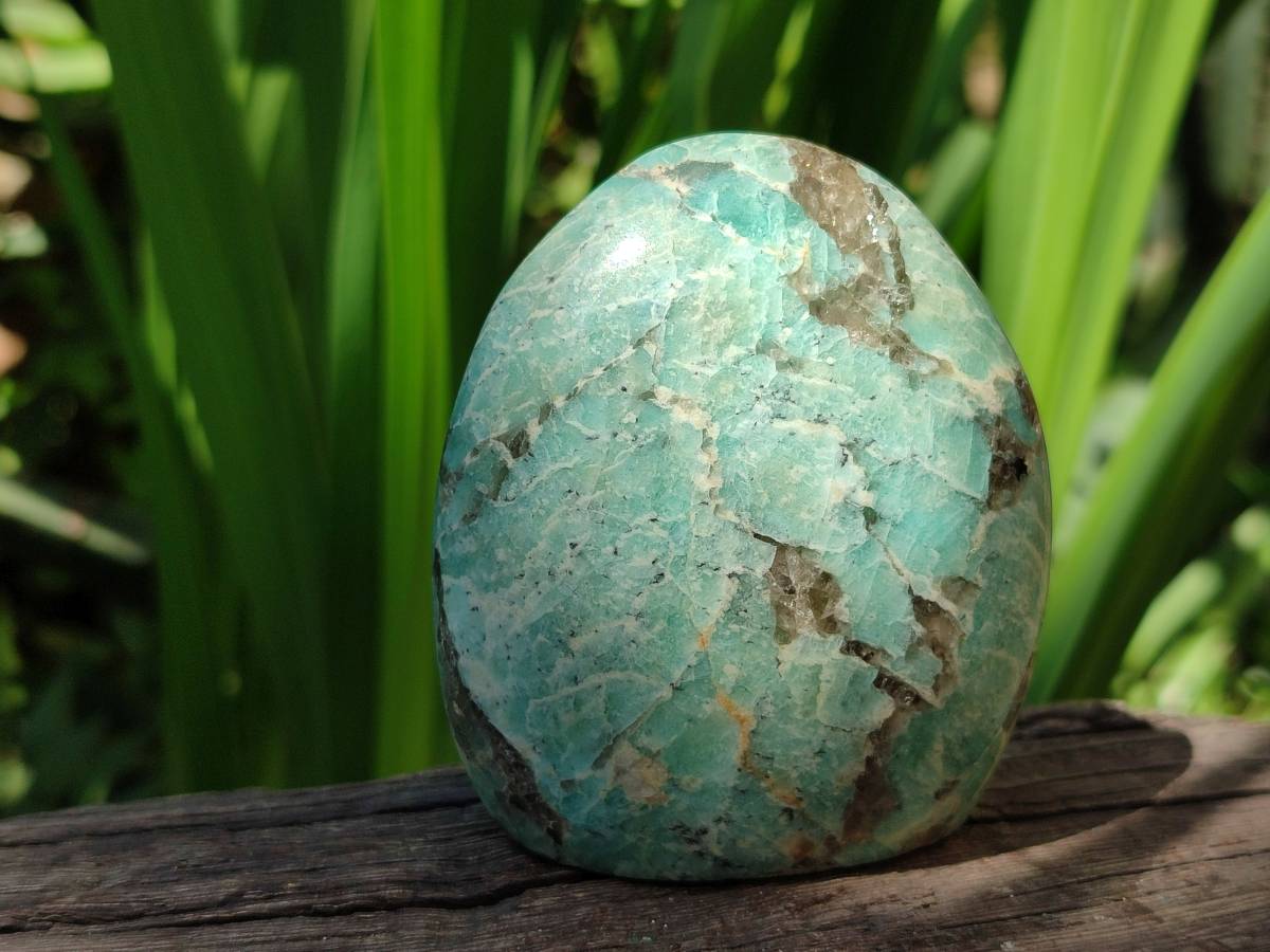 Polished Multi Mineral Standing Free Forms x 6 From Madagascar