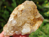 Natural Limonite Quartz Clusters x 12 From Solwezi, Zambia