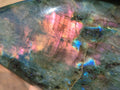 Polished Labradorite Standing Free Forms x 2 From Tulear, Madagascar