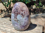 Polished XL Chevron Amethyst Standing Free Form x 1 From Madagascar