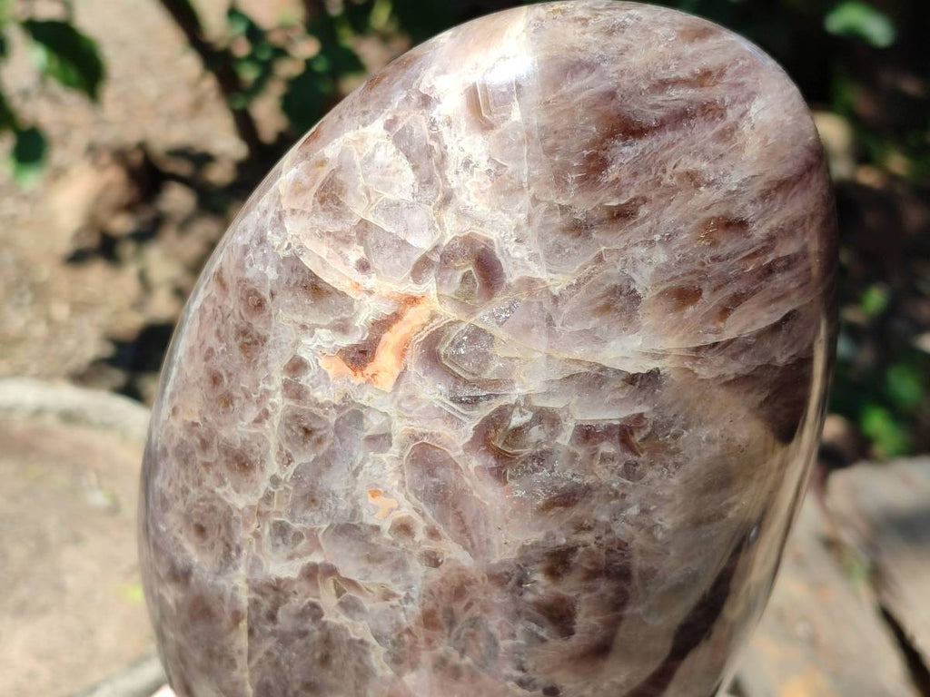 Polished XL Chevron Amethyst Standing Free Form x 1 From Madagascar