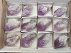 Natural Jacaranda Amethyst Quartz Crystals x 12 From Mumbwa, Zambia