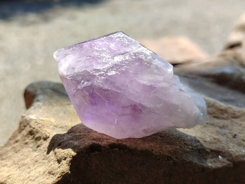 Natural Jacaranda Amethyst Quartz Crystals x 12 From Mumbwa, Zambia