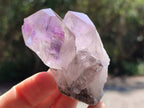 Natural Jacaranda Amethyst Quartz Crystals x 12 From Mumbwa, Zambia