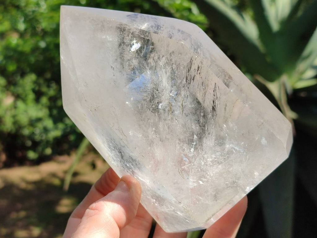 Polished Clear Quartz Crystals x 2 From Madagascar - Toprock Gemstones and Minerals 