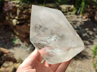 Polished Clear Quartz Crystals x 2 From Madagascar
