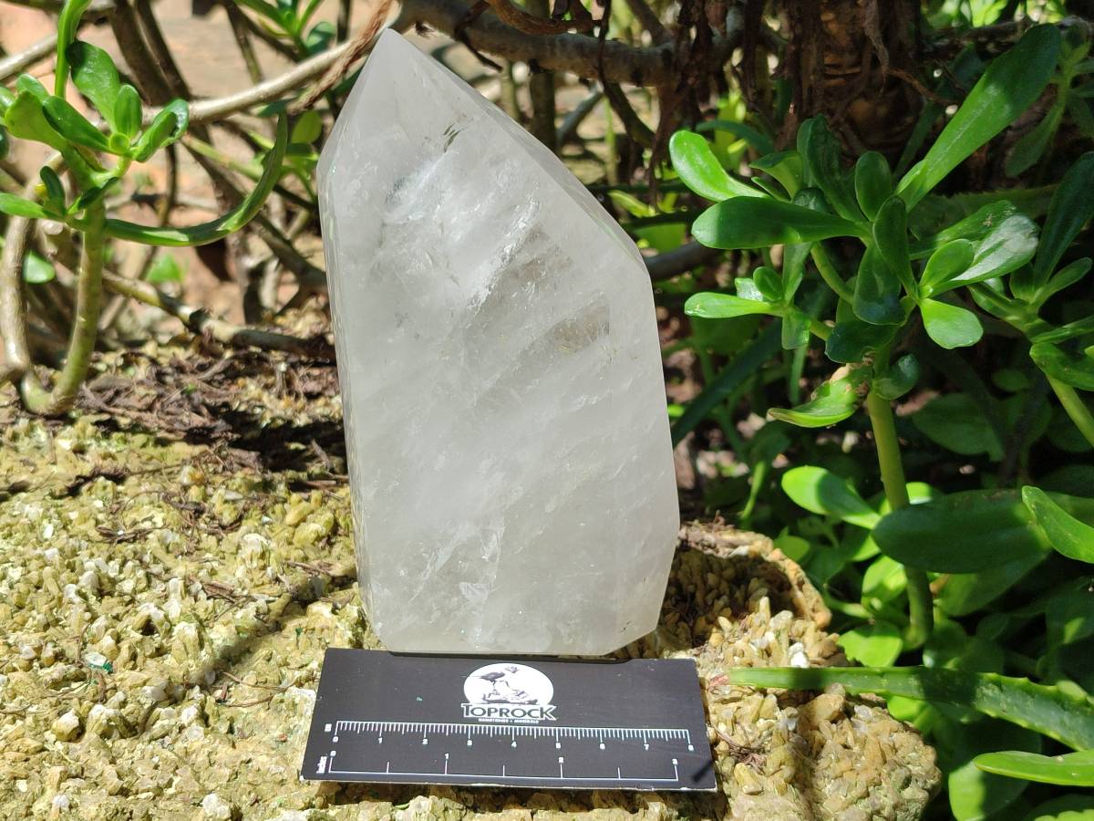 Polished Clear Quartz Crystals x 2 From Madagascar - Toprock Gemstones and Minerals 