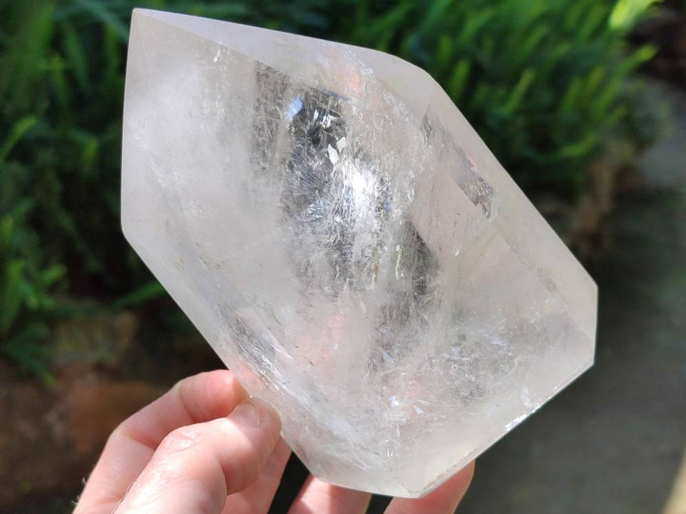 Polished Clear Quartz Crystals x 2 From Madagascar