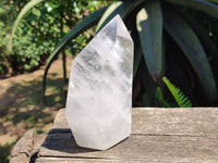 Polished Clear Quartz Crystals x 2 From Madagascar
