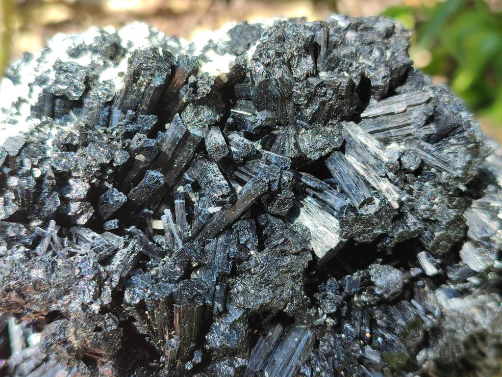 Natural Schorl Black Tourmaline With Vermiculite Specimen x 1 From Erongo, Namibia