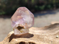 Polished Window Amethyst Crystals x 20 From Akansobe, Madagascar