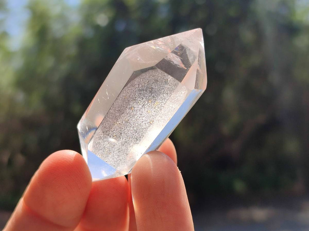Polished Double Terminated Clear Quartz Crystals x 35 From Madagascar