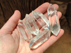 Polished Double Terminated Clear Quartz Crystals x 35 From Madagascar