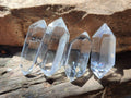 Polished Double Terminated Clear Quartz Crystals x 35 From Madagascar