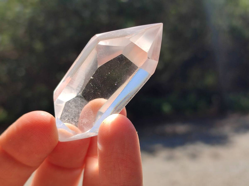 Polished Double Terminated Clear Quartz Crystals x 35 From Madagascar