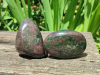 Polished Chrome Verdite With Ruby Corundum Free Forms x 6 From Zimbabwe