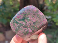 Polished Chrome Verdite With Ruby Corundum Free Forms x 6 From Zimbabwe