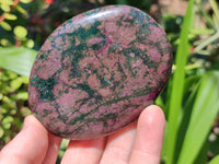 Polished Chrome Verdite With Ruby Corundum Free Forms x 6 From Zimbabwe