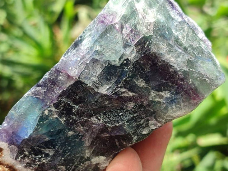 Natural Watermelon Fluorite Cobbed Specimens x 12 From Uis, Namibia