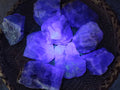 Natural Watermelon Fluorite Cobbed Specimens x 12 From Uis, Namibia