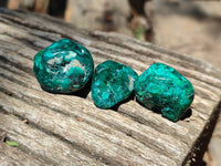 Polished Dioptase Free Forms x 35 From Likasi, Congo